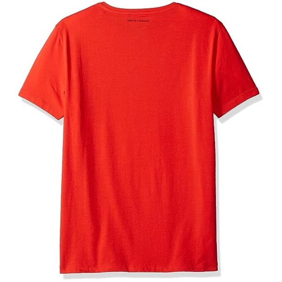 Armani Exchange A|X Mens T-Shirt Size XXL Red Alphabet Logo Print Slim Fit - Picture 8 of 14